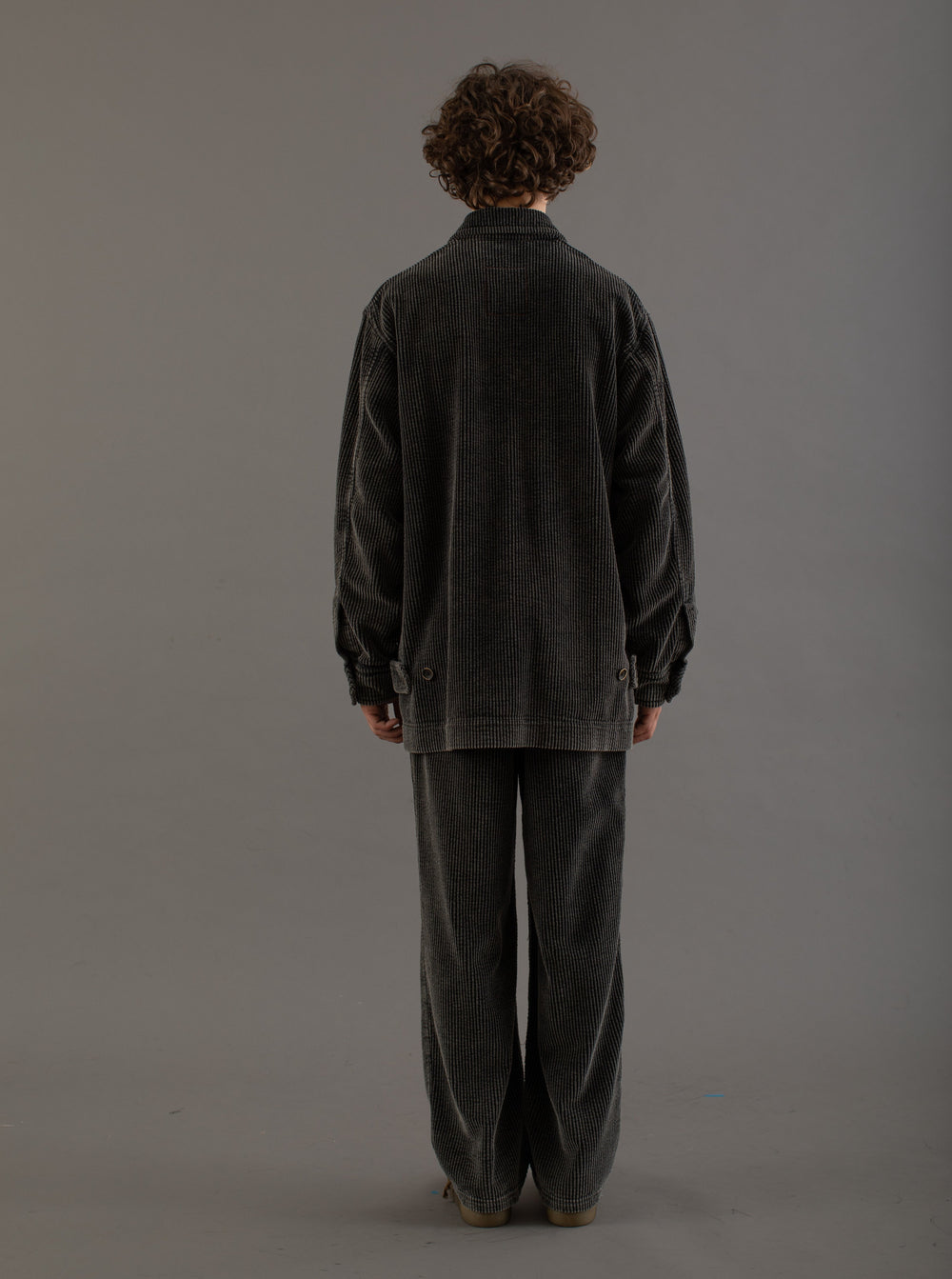 Piero Pants Corduroy Dark Grey