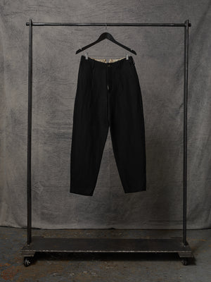 Patrick Pants Linen Wool Conjure Black