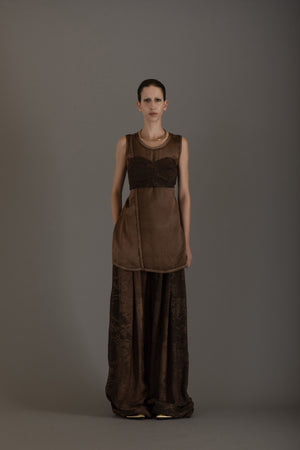 Paella Pants Nefele Brown/ Rose