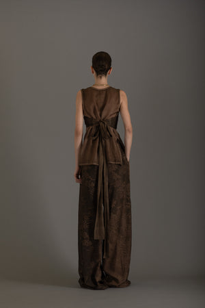 Paella Pants Nefele Brown/ Rose