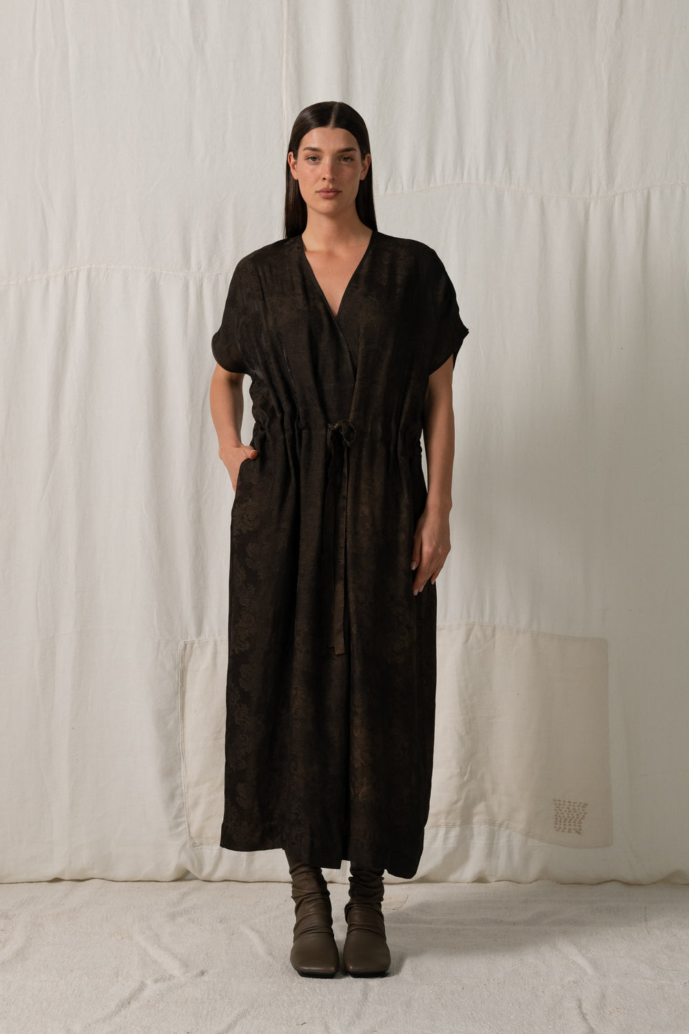 Acre Dress Zagros Dark Brown