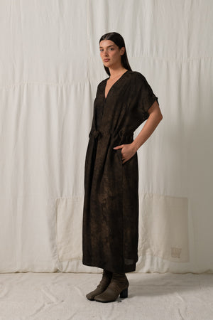 Acre Dress Zagros Dark Brown