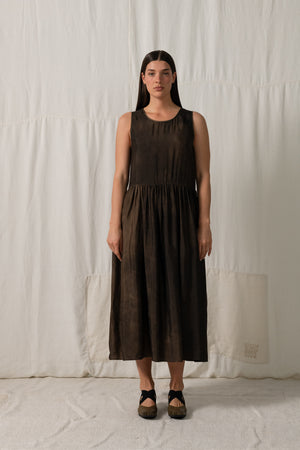 Ardal Dress Moulay Dark Brown