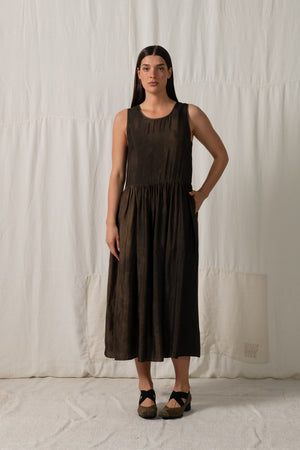 Ardal Dress Moulay Dark Brown