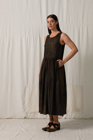 Ardal Dress Moulay Dark Brown