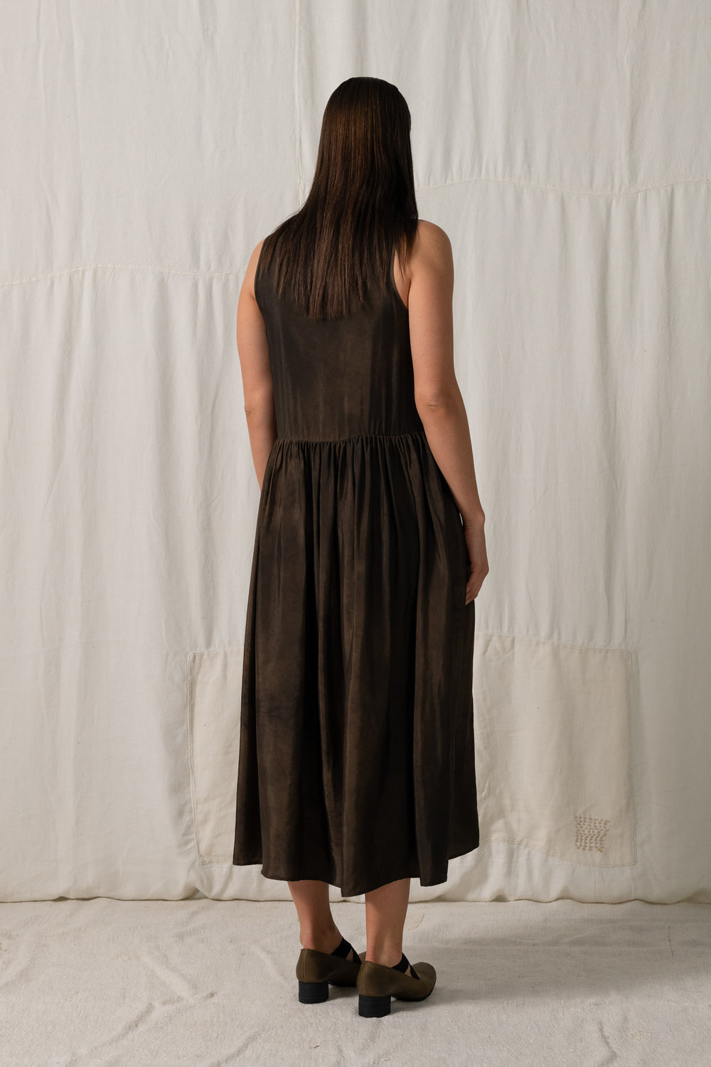 Ardal Dress Moulay Dark Brown