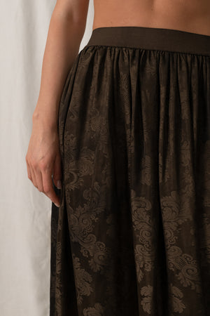 Gillian Skirt Zagros Dark Brown