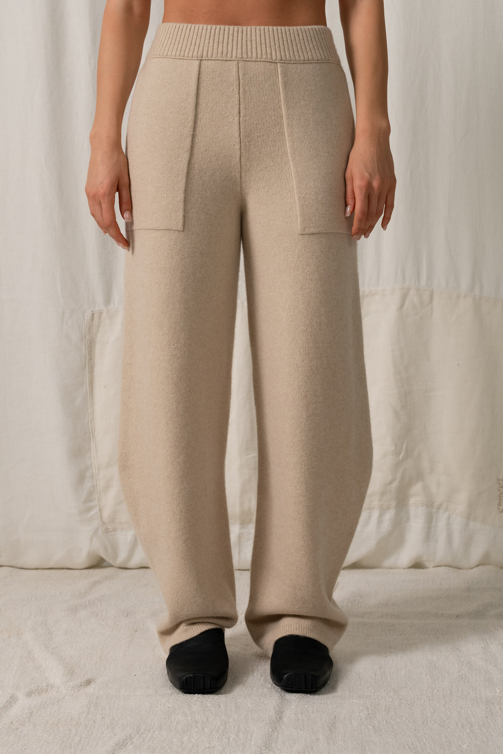 Pants Plain Cashmere Tan