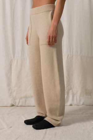 Pants Plain Cashmere Tan