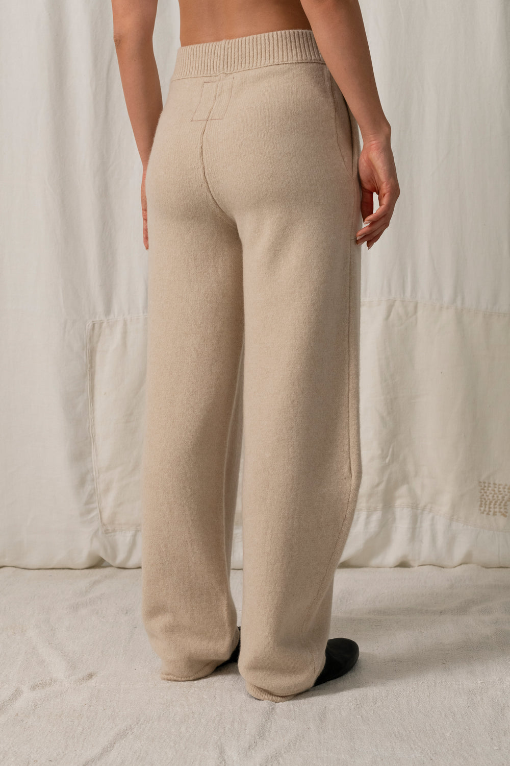 Pants Plain Cashmere Tan