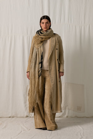 Scarf T-Walk Tan / Black