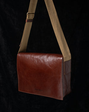 Couriers Bag Brown / Mustard