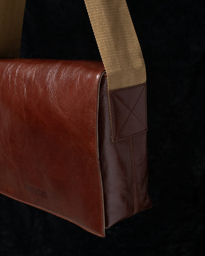 Couriers Bag Brown / Mustard