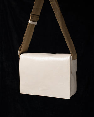 Couriers Bag White / Mustard