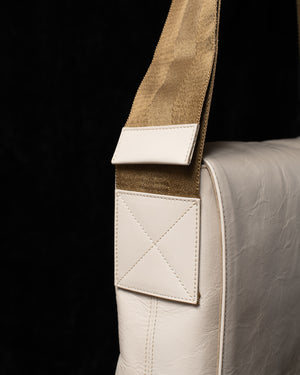 Couriers Bag White / Mustard