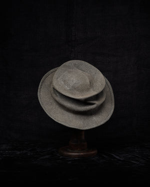 Sisal Straw Hat - Grey