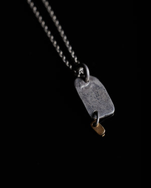 Pierced G Plate Necklace