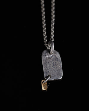 Pierced G Plate Necklace